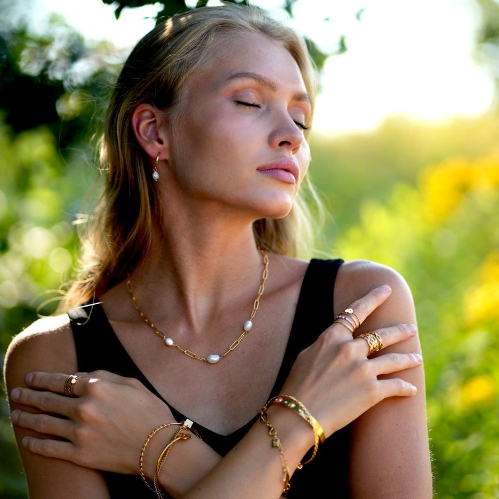 YORK 2235 Fresh Water Pearl Necklace